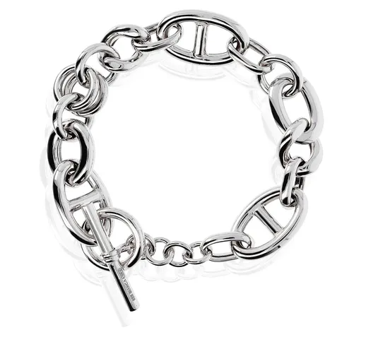 Bracciale in argento 925 con chiusura a T-bar