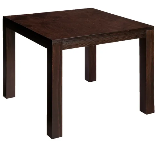 Tavolo lounge New Jersey VEGA; 55x55x45 cm (LxPxH); frassino tinto noce