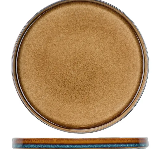 Piatto piano Quintana ; 14 cm (Ø); ambra; rotonda; 6 pz. / confezione