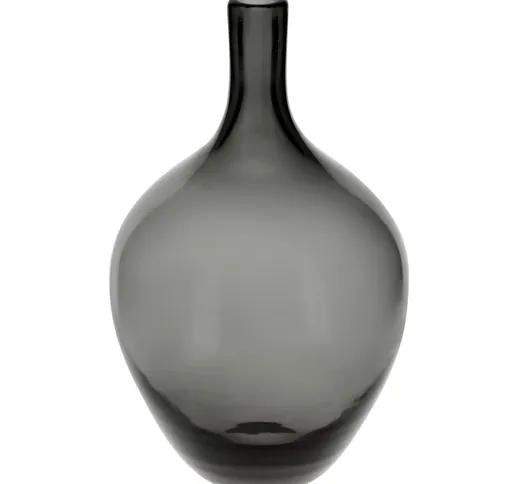 Vaso in vetro Kimiko VEGA; 11x20 cm (ØxH); grigio