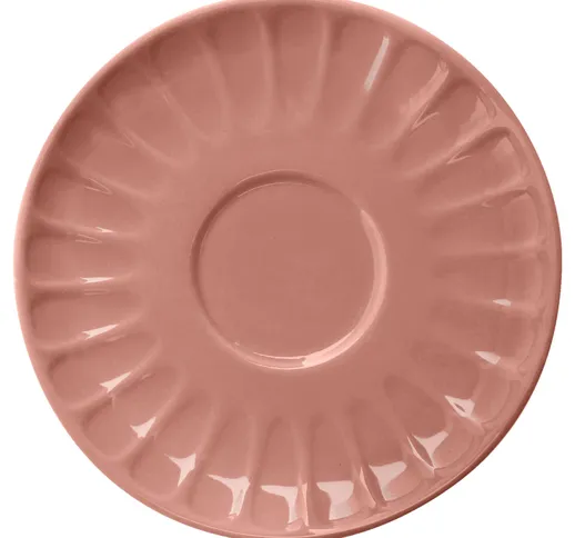 Piattino sottotazza da tè/cappuccino Bel Colore VEGA; 14 cm (Ø); rosé; 6 pz. / confezione