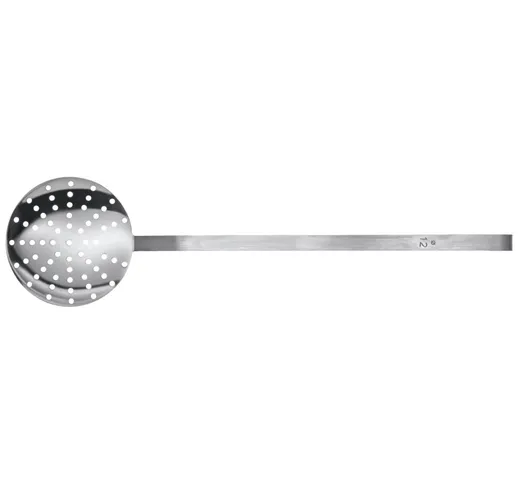 Schiumarola da cucina Valuo manico lungo ; 14 cm (Ø); argento