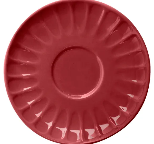 Piattino sottotazza da tè/cappuccino Bel Colore VEGA; 14 cm (Ø); rosso; 6 pz. / confezione