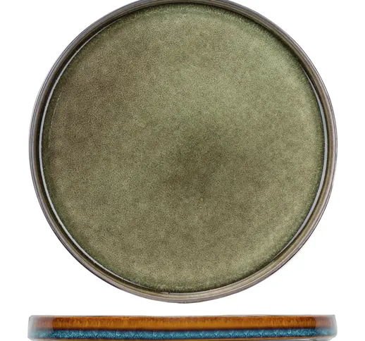 Piatto piano Quintana ; 14 cm (Ø); verde; rotonda; 6 pz. / confezione