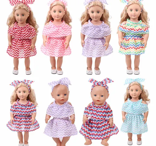 18 American Girl Doll Dress 43cm Sage Doll Dress Sono solo i vestiti, esclusa la bambola