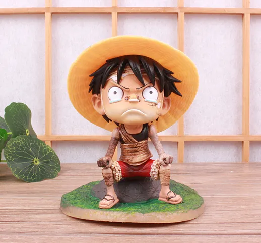 Plastica Unisex > 14 anni Luffy singolo giotoli di plastica cartone animato mano Japan Dec...