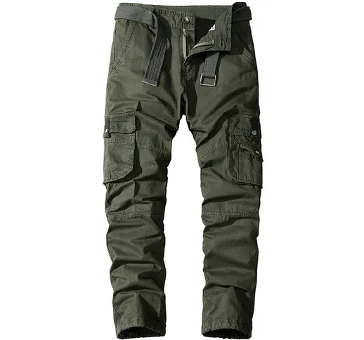 Commercio estero pantaloni casual da uomo autunno lavaggio ad acqua cotone lavoratori pant...