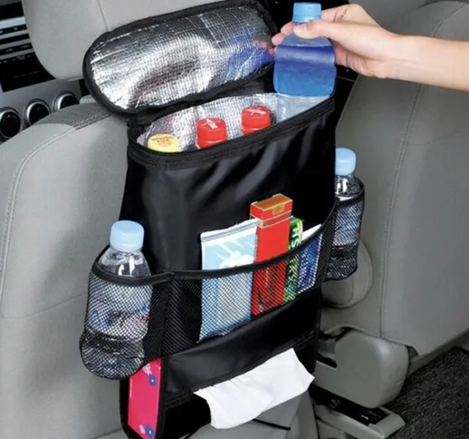 Seggiolino auto Auto Back Bag Organizer Multi Pocket Travel Storage Bag Borse Ammissione P...