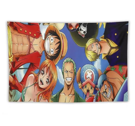 One Piece Anime Arazzo Decorativo Tappeto Arazzo Foto Net Rosso Panno Da Parete Arazzo Cam...