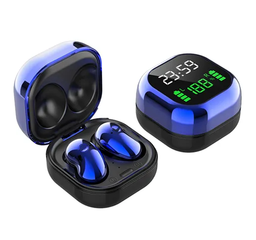 TWS Mini Cuffie Bluetooth Senza Fili Auricolari Sportivi Stereo Impermeabili Con Cancellaz...