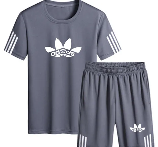 Adidas T-shirt sportswear uomo estate maglia asciugatura rapida traspirante manica corta m...