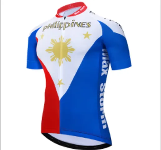 2021 filippina retrò classica nuova maglia da bici della squadra Custom Street mountain ra...