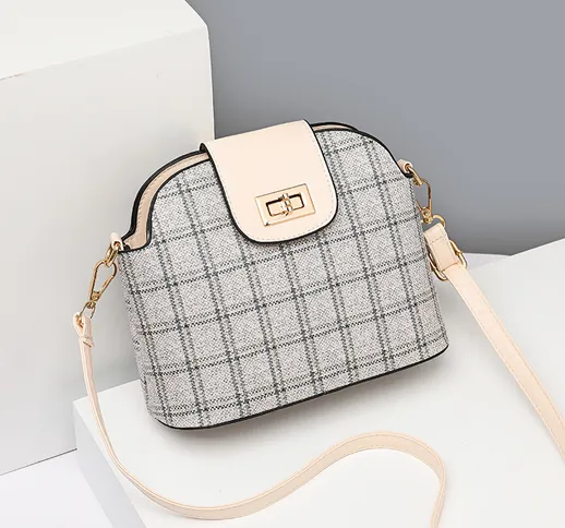 New Style tote bag Nuova borsa diagonale monospalla modello plaid fashion all-match Borsa...