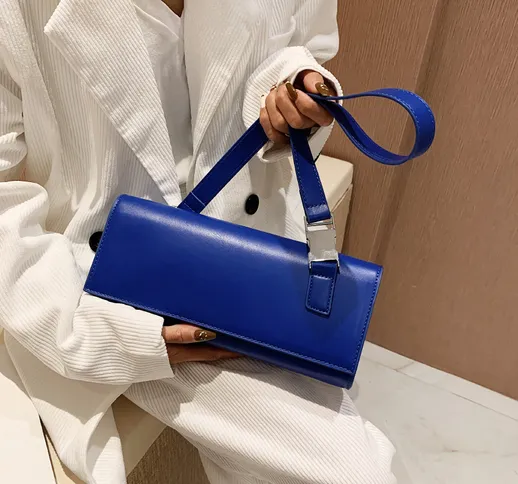 Borsa da donna Klein blu di fascia alta borsa da donna autunno e inverno nuova nicchia ins...