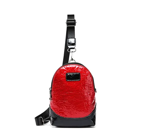 Lingge piccola borsa uomo e donna borse marea coreana semplice borsa messenger borsa petto...