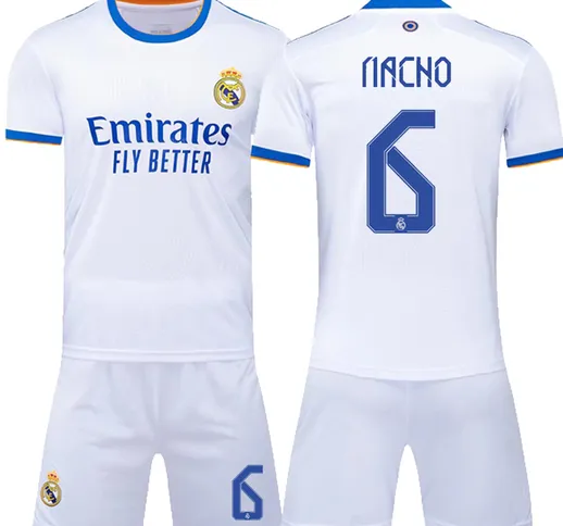 Rl Madrid Football Uniform 21 22 Home Football Suit 2021 2022 Bianco Sportswr Rl Madrid Rl...