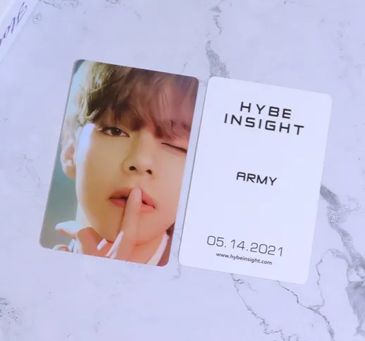 BTS BTS Hybe Museum Small Card Biglietto Biglietto ONE Concept Collection Card Personalizz...