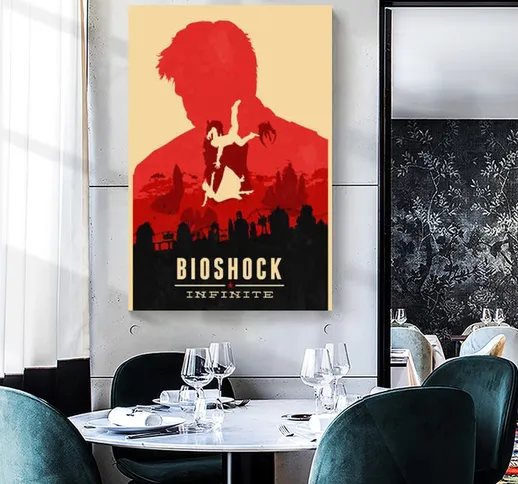 Bioshock Infinite Poster Canvas Art Poster e Wall Art Picture Print Modern Family Bedroom...