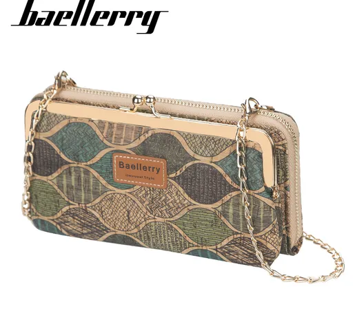 borsa da donna baellerry nuova borsa per cellulare con venature del legno versione coreana...