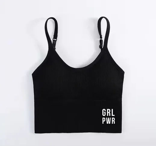 Stile c Kakà con reggiseno a tubo posteriore a forma di U Top corto donna Billie eilish st...