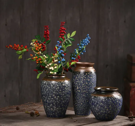 Promozione fabbrica diretta in ceramica vaso di fiori secchi tavolo da pranzo soggiorno TV...