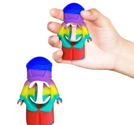 New Fidget Simple Dimple Toy Fat Brain Toys Sollievo dallo stress Mano Agitarsi Giocattoli...