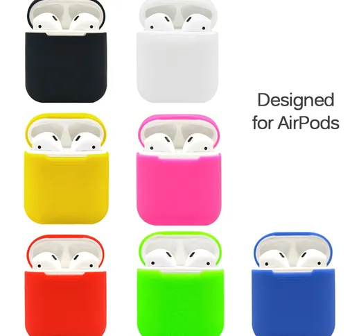 Per Apple AirPods Custodie Colori caramella Custodia morbida per cuffie in silicone Cuffie...