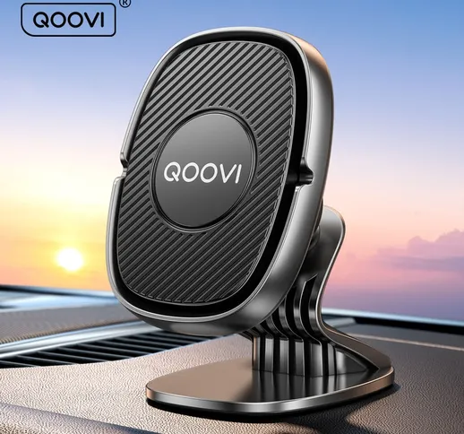 Supporto magnetico per telefono da auto QOOVI Supporto per supporto GPS per sfiato d'aria...