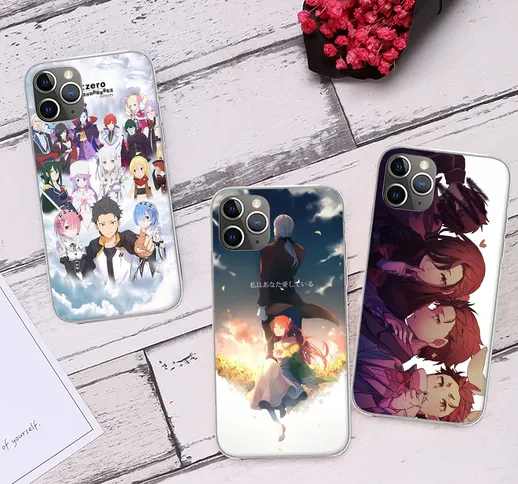 Custodia protettiva Apple phone case cartone animato Altro TPU Anime iPhone se（2020） iPh...
