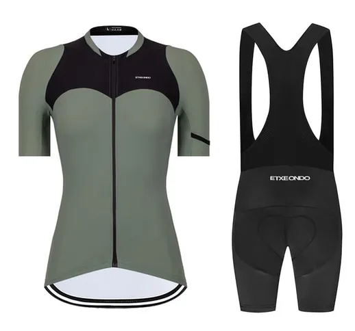 Etxeondo Women Summer Pro Team Cycling Jersey Set Pantaloni MTB Abbigliamento Abbigliament...