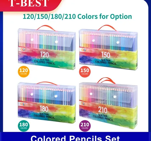 120/150/180/210 Set di matite per acquerelli per artisti professionisti Matite colorate so...