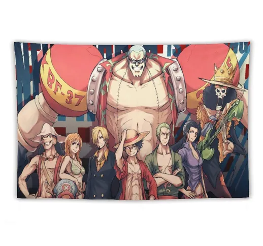 One Piece Anime Giapponese Arazzo Tappeto Decorativo Panno Foto Net Rosso Panno Muro Arazz...