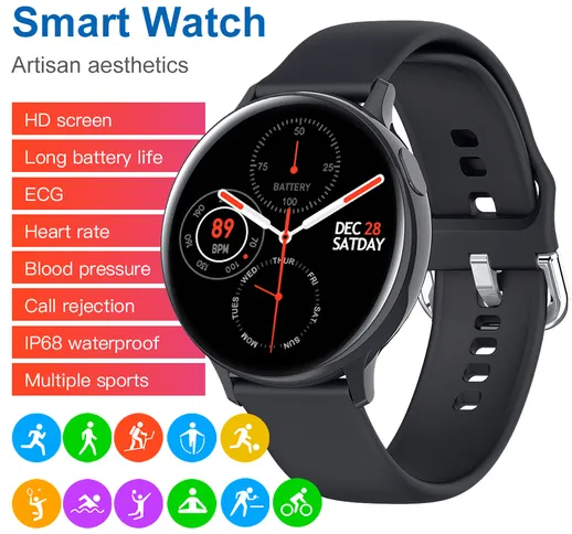 S20 Smart Watch Touch Screen Touch Screen IP67 Impermeabile Sport Smart Wristband Cuore Fr...