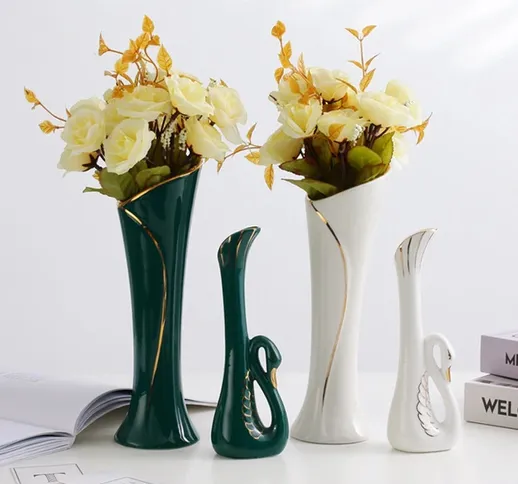 Vaso nordico semplice moderno luce modello di lusso sala da pranzo tavolo da pranzo fiori...