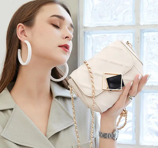 2021 nuova borsa da donna estate moda borsa modello diamante borsa a tracolla stile classi...