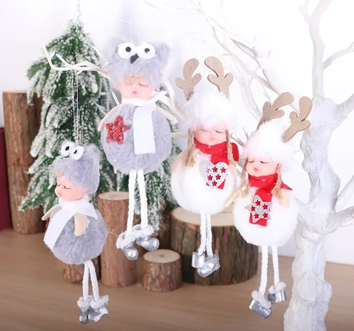 Bambola di peluche per bambini regali di giorno di natale cartone animato decorazioni nata...