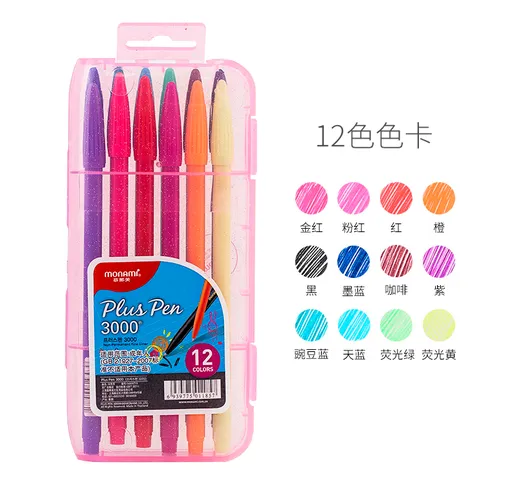 Corea Munami 36 colori fibra di colore penna gel 0,38 ultra-fine a base d'acqua conto a ma...