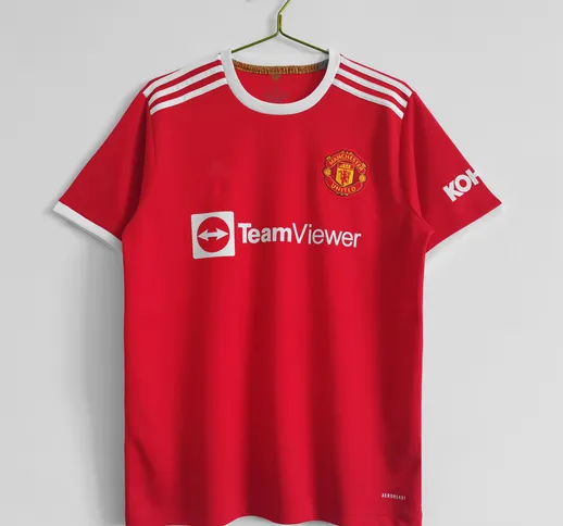 Stagione 2021/22 nuova maglia da calcio casalinga del Manchester United, maglia da calcio...