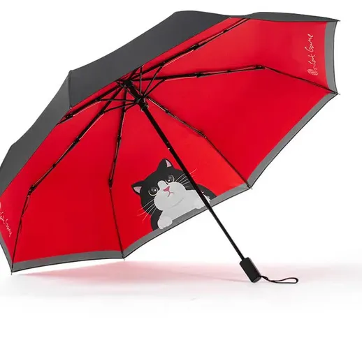 Tianqi 2020 nuovo prodotto ombrello parasole pieghevole a tre pieghe ombrellone creativo o...
