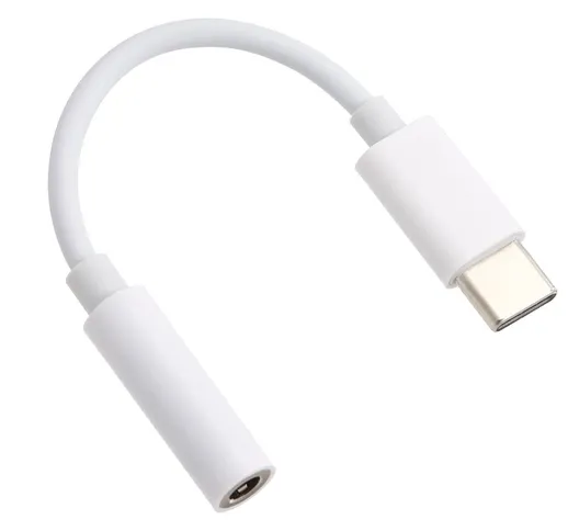 Adattatore jack per cuffie da USB C a 3,5 mm con cavo audio digitale Adattatore jack di ti...