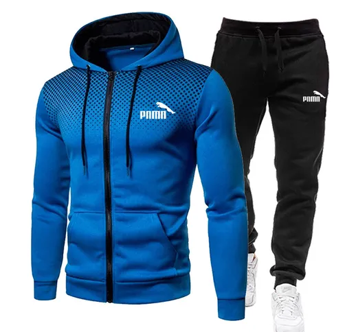 2021BOSS Adidas Nike BMW Set di maglione a righe Felpa con cappuccio da uomo in tinta unit...