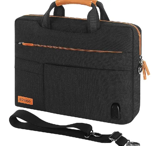 Borsa per laptop impermeabile Borsa per il trasporto Borsa a tracolla Valigetta con porta...