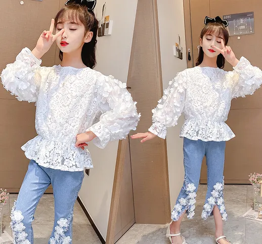 Vestito da ragazza autunno 2021 nuova versione coreana di vestito autunnale alla moda per...