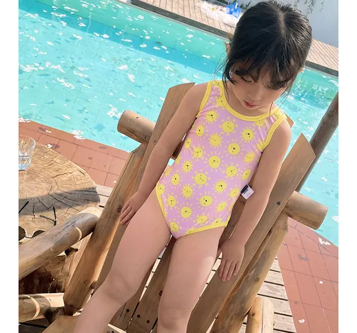 Costume intero per bambini estate 2021 costume da bagno intero per bambina bikini carino t...