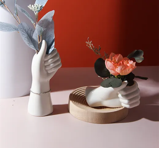 Nordic ins vento vaso di ceramica piccolo ampio saliva cultura creativa casa soggiorno ris...