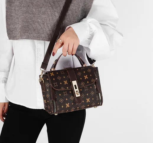 tote bag ins Louis Vuitton vecchia borsa a fiori donna nuova borsa a tracolla Pu borsa da...