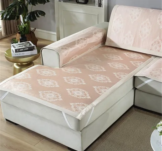 Vendita calda articoli spot New Style Ice seta cuscino del divano sottile antiscivolo quat...