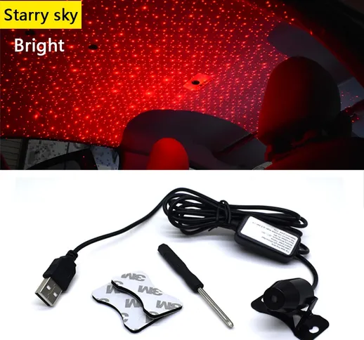auto laser cielo stellato rosso Car Pattern5 Proiettore RGB Batteria