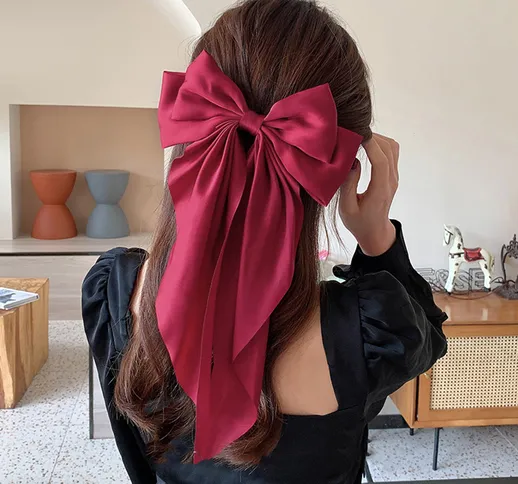 2021 New Spring Satin Girls Bow scia per capelli Trendy Ribbon Tornante Tamento Ribbon Bow...