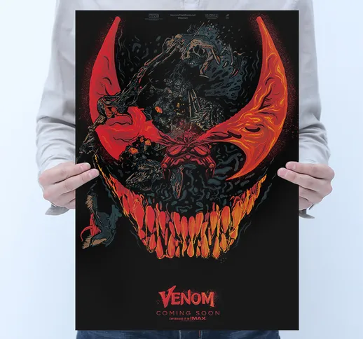 [D023] Movie Venom Retro Kraft Poster Interni Bar Cafe Pittura Decorativa